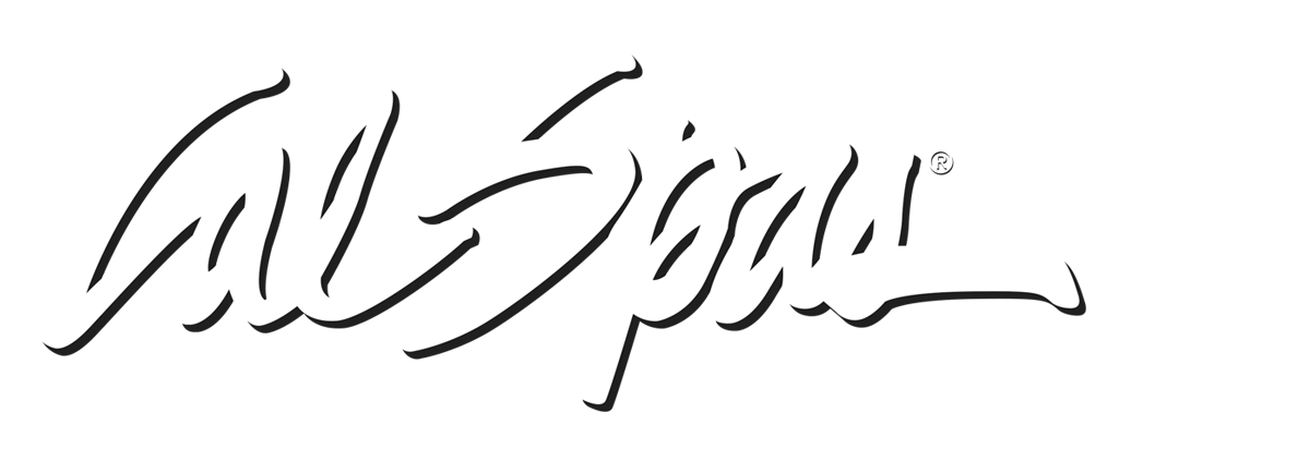 Calspas White logo Fontana