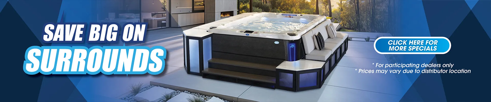 Calspas hot tub being used in a family setting - Fontana